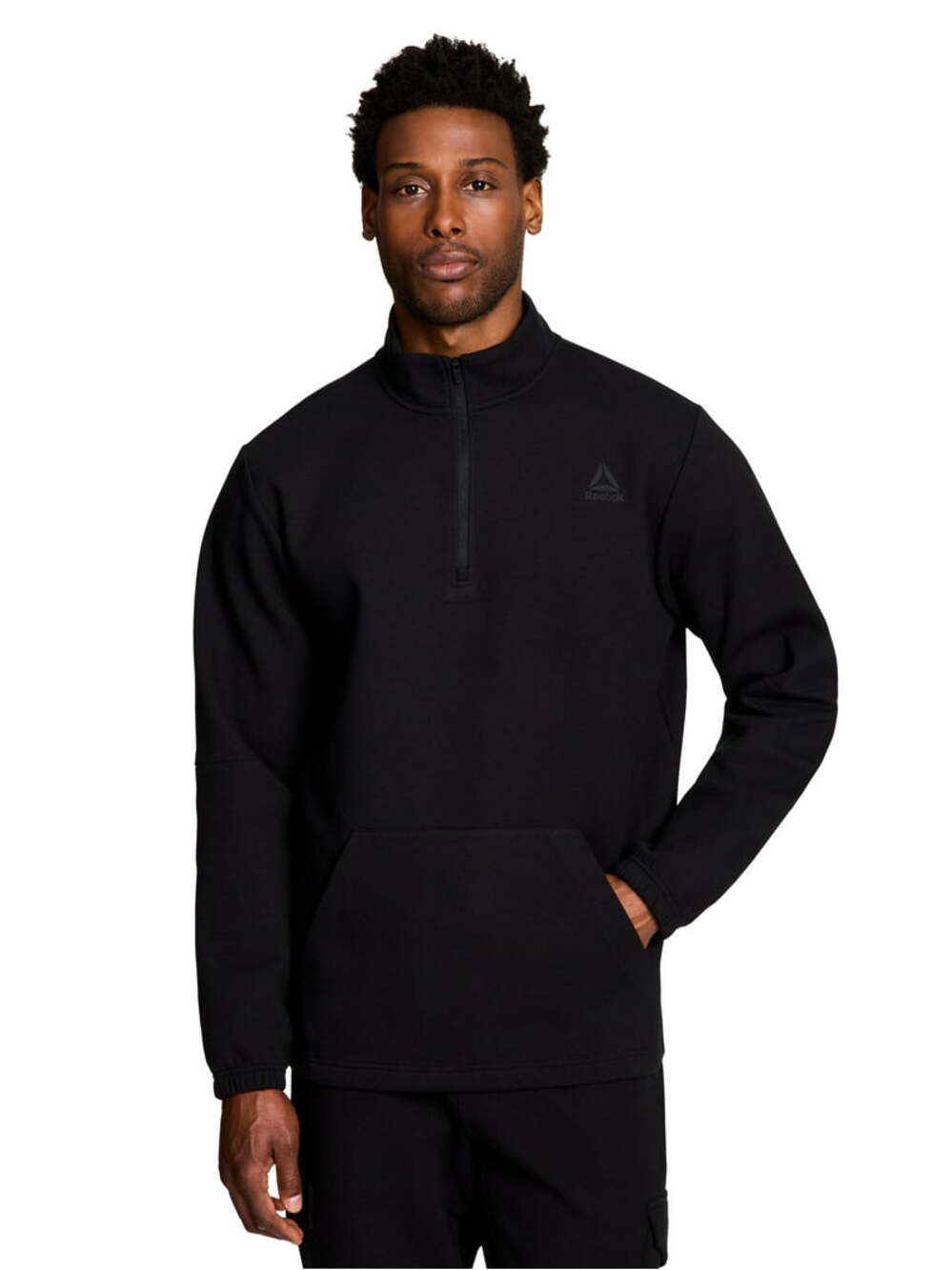 Reebok Men's Quarter Zip Sweatshirt Size L Large